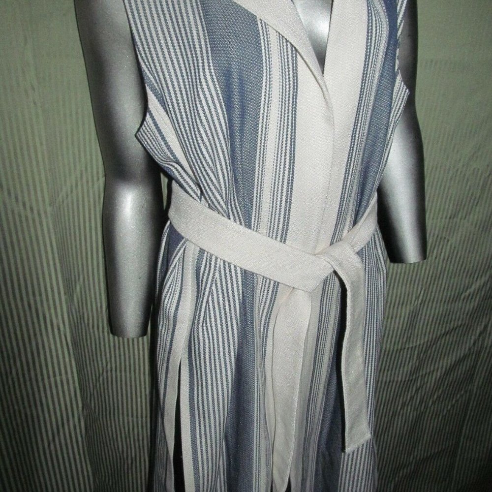 Lafayette 148 New York Calico Awning-Stripe Fergie SZ XL - Picture 3 of 5